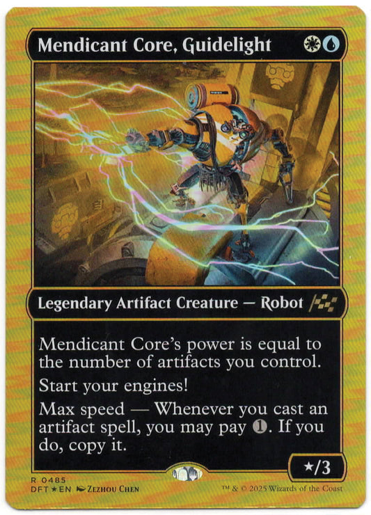 Magic the Gathering - Mendicant Core, Guidelight  First-Place Foil - RARE - Aetherdrift - Mint