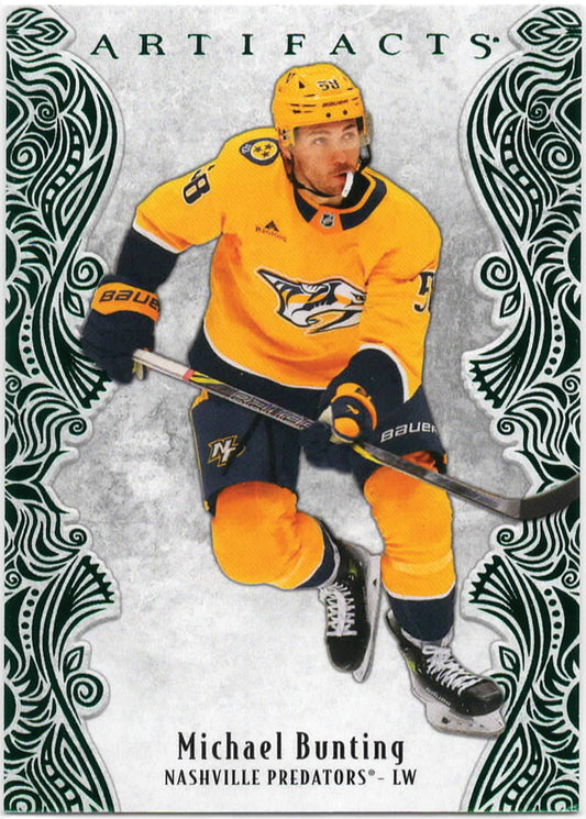 NHL - 2025/2026 Upper Deck Artifacts - Michael Bunting Jade Green - 46/100 - #26 - Mint