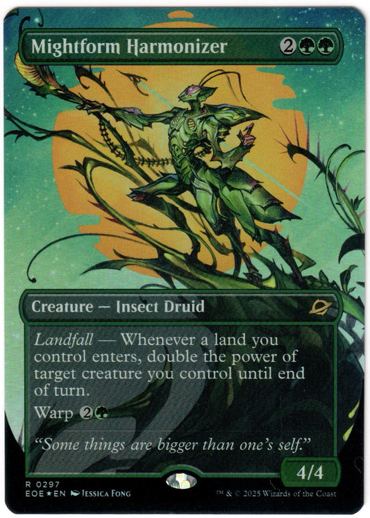 Magic the Gathering - Mightform Harmonizer Borderless FOIL - RARE - Edge of Eternities - Mint