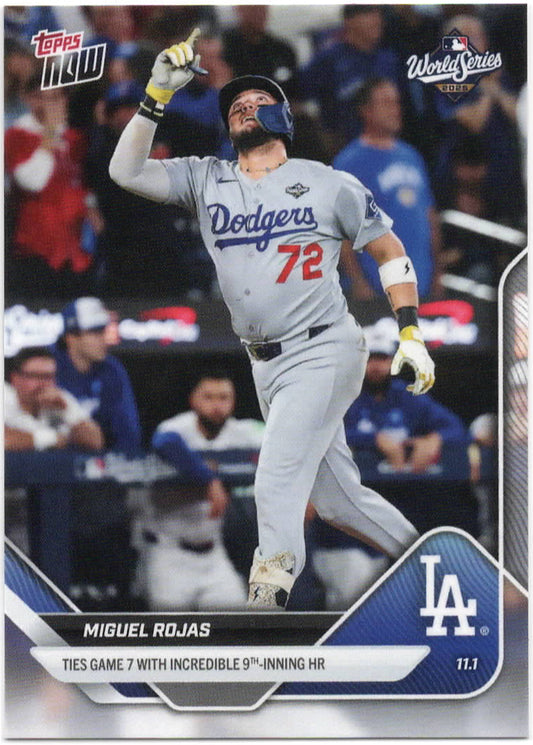 MLB - 2025 Topps NOW - Miguel Rojas - 11/01/2025 - 921 - Mint