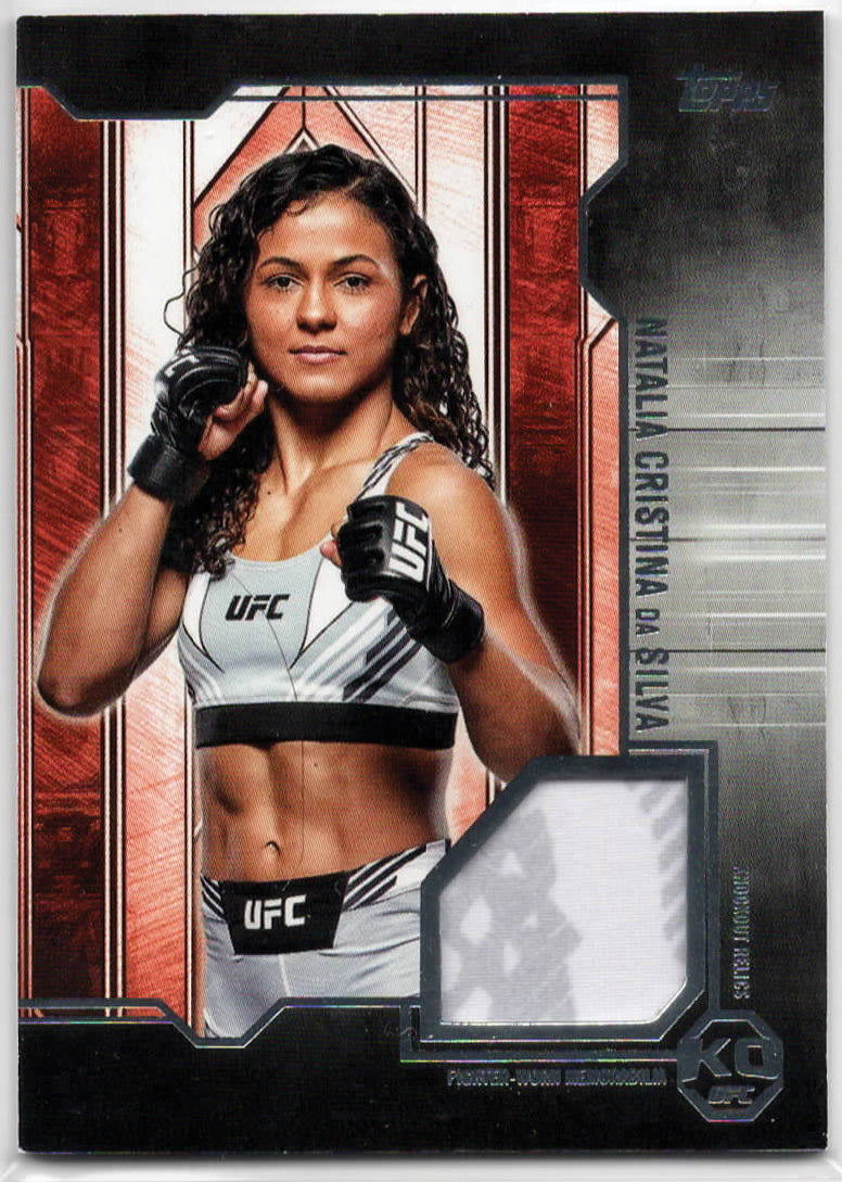 UFC - 2025 Topps Knockout - Natalia Cristina da Silva WORN RELIC - #KOR-NS - NM