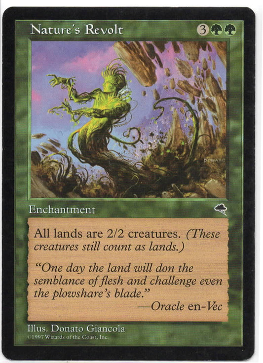 Magic the Gathering - Nature's Revolt - RARE - 240 - Tempest - LP