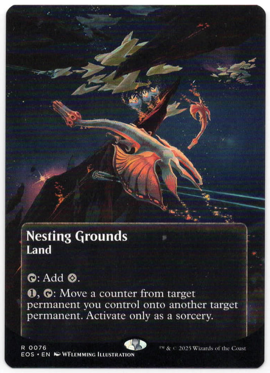 Magic the Gathering - Nesting Grounds Borderless - RARE - 76 - Edge of Eternities - Mint