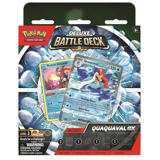 Pokemon TCG - ex Deluxe Battle Decks - Quaquaval (Water) - New/Sealed