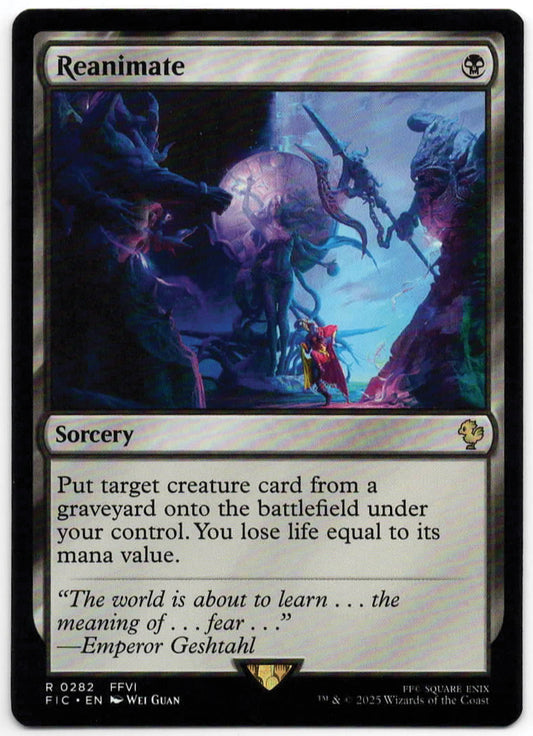 Magic the Gathering - Reanimate - 282 - RARE - Final Fantasy - Mint