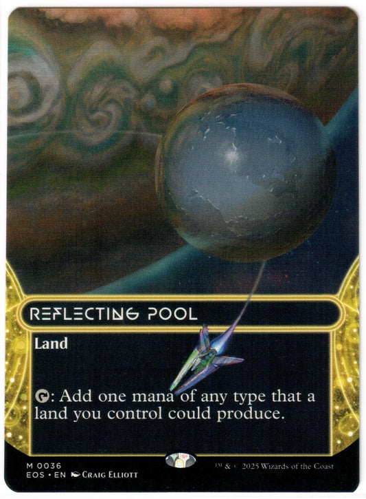Magic the Gathering - Reflecting Pool Borderless - MYTHIC - Edge of Eternities - Mint