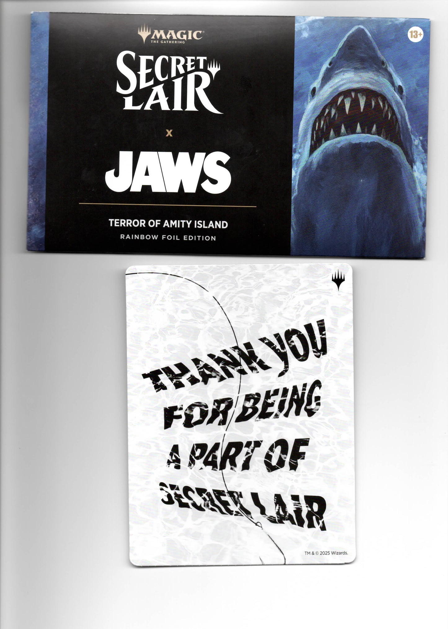 Secret Lair x Jaws: Terror of Amity Island  RAINBOW FOIL - Unsealed, Complete Set