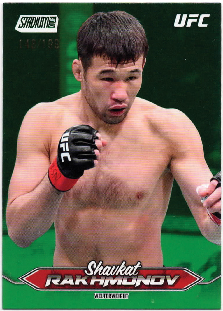 UFC - 2025 Stadium Club - Shavkat Rakhmonov - Green /199 - #117 - NM