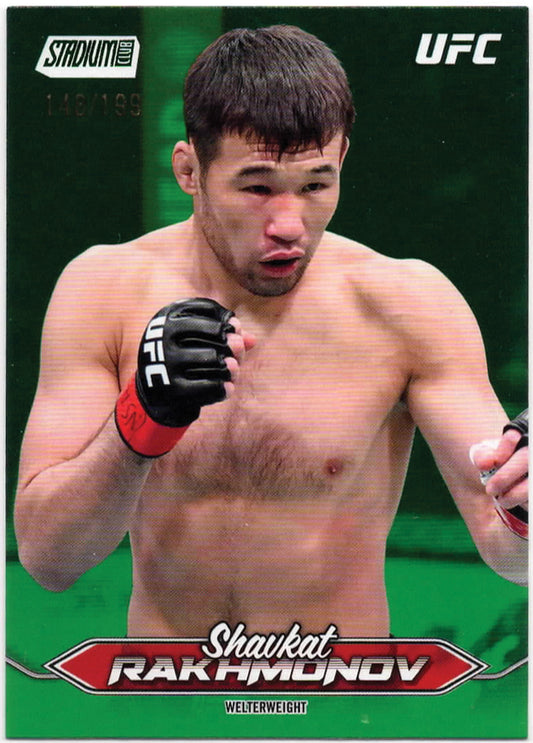 UFC - 2025 Stadium Club - Shavkat Rakhmonov - Green /199 - #117 - NM