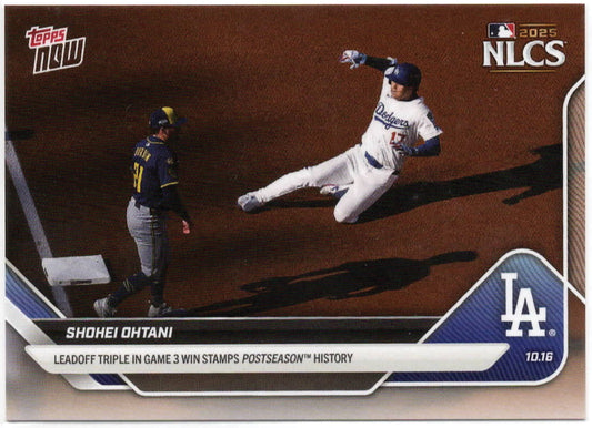 MLB - 2025 Topps NOW - Shohei Ohtani - 10/16/2025 - 875 - Mint