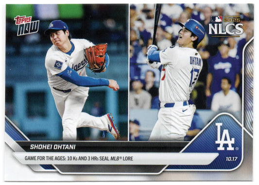 MLB - 2025 Topps NOW - Shohei Ohtani - 10/17/2025 - 884 - Mint
