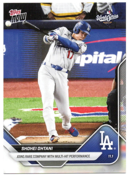 MLB - 2025 Topps NOW - Shohei Ohtani - 11/01/2025 - 919 - Mint