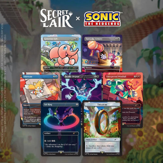 Secret Lair x Sonic the Hedgehog NON-FOIL Sets