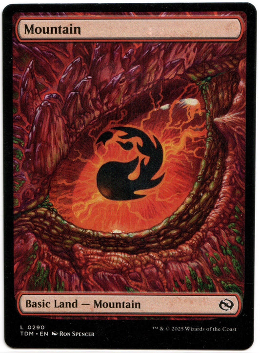 Magic the Gathering - Mountain (290)(Dragon Eye) - Specialty - Tarkir Dragonstorm - Regular - Mint/Near Mint