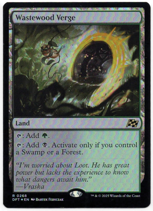 Magic the Gathering - Wastewood Verge Foil - RARE - 268 - Aetherdrift - Mint
