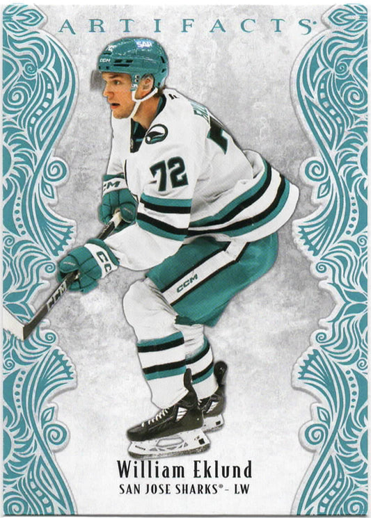 NHL - 2025/2026 Upper Deck Artifacts - William Eklund SKY BLUE - #46 - Mint