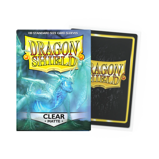 Dragon Shield - Matte Clear Card Sleeves - 100ct Box - New/Sealed