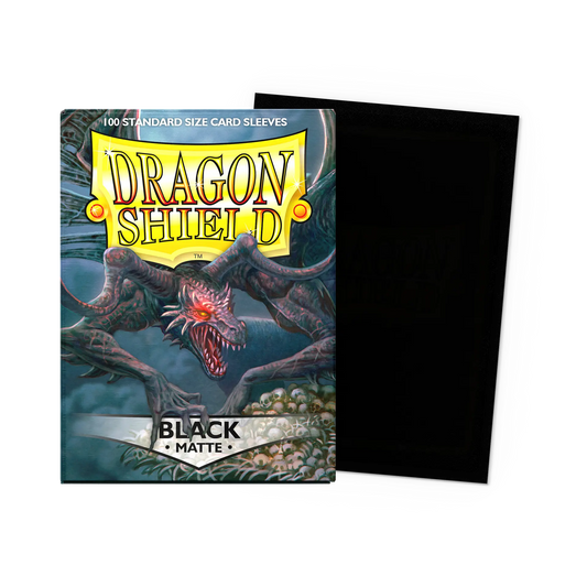 Dragon Shield - Matte Black Card Sleeves - 100ct Box - New/Sealed